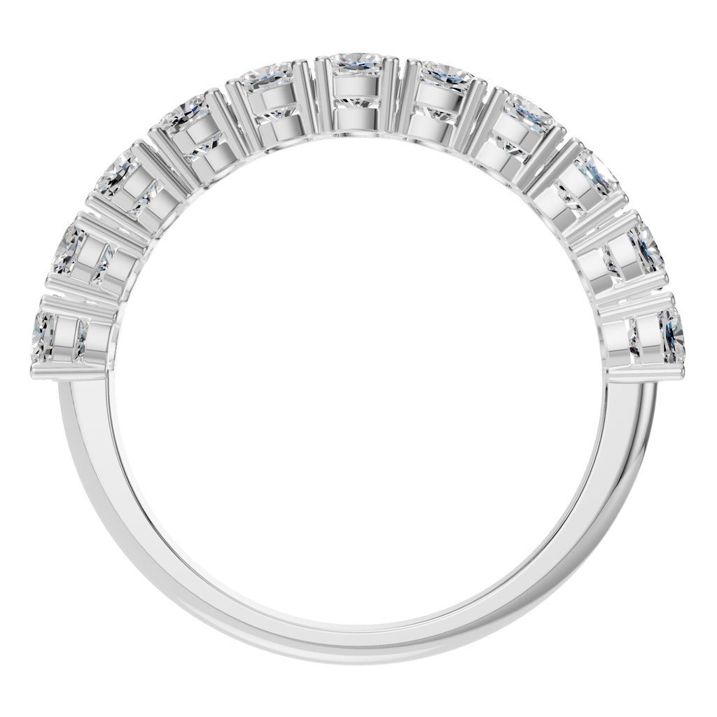 Cushion Half Eternity Ring - RI2503