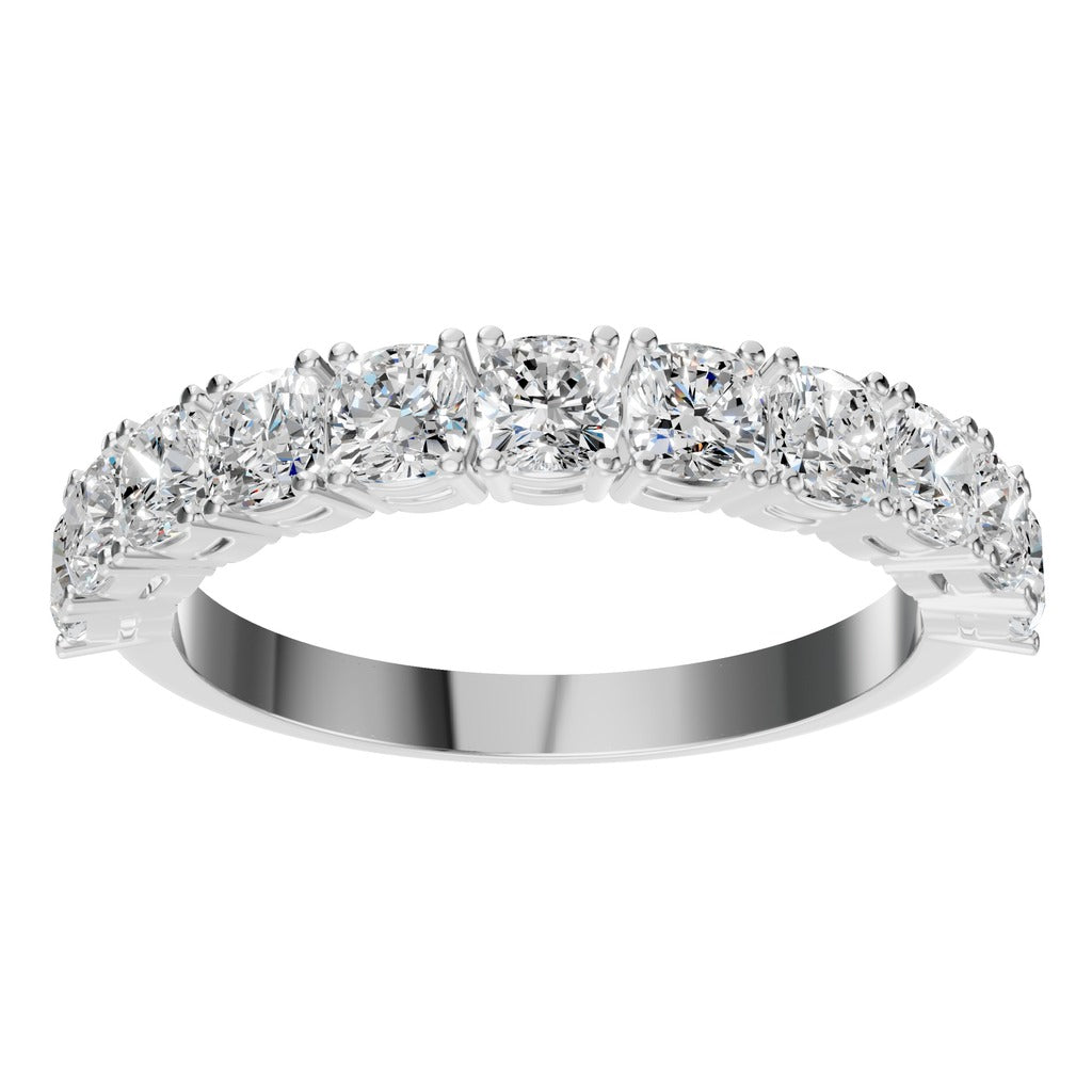 Cushion Half Eternity Ring - RI2503