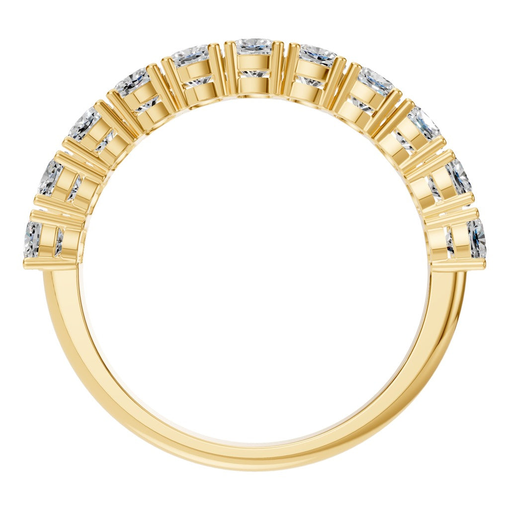 Cushion Half Eternity Ring - RI2503