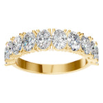 Load image into Gallery viewer, Oval Half Eternity Ring