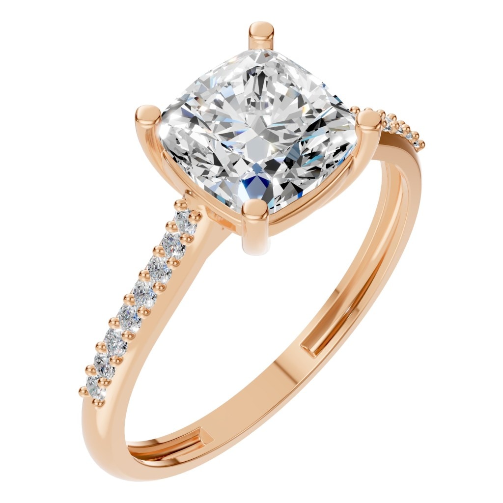 Cushion Pave Ring