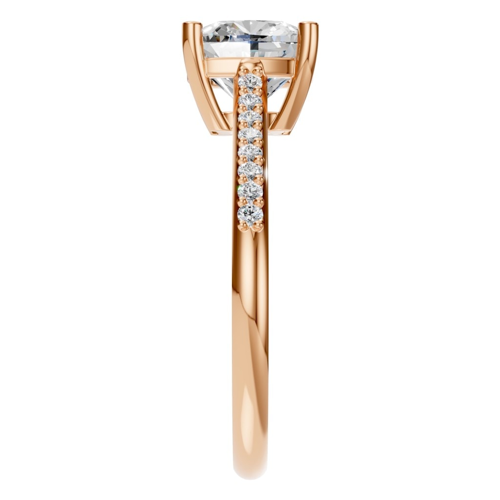 Cushion Pave Ring
