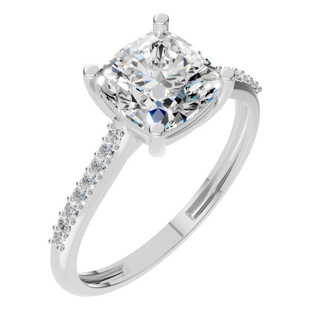 Cushion Pave Ring
