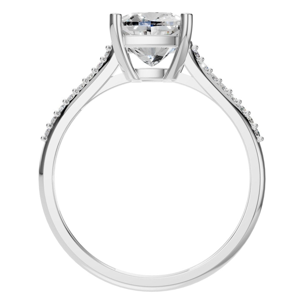Cushion Pave Ring