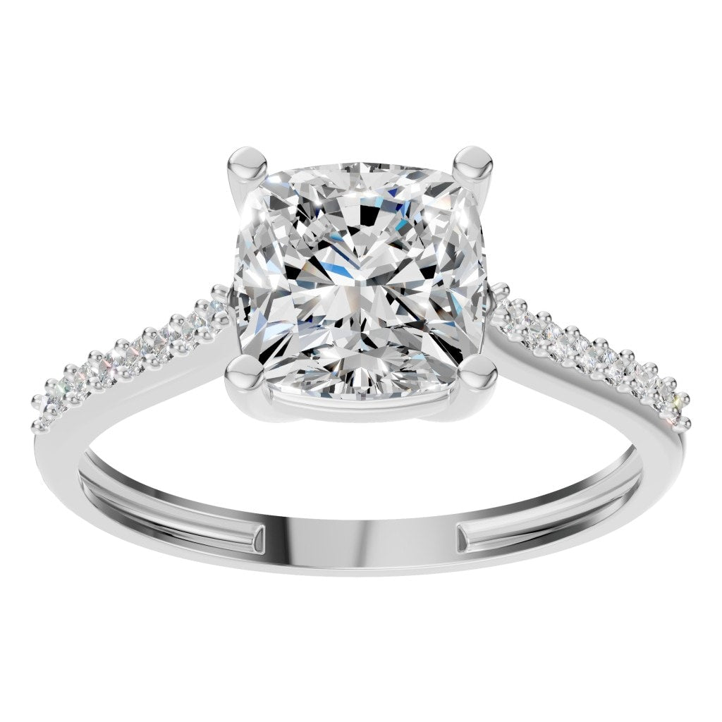Cushion Pave Ring