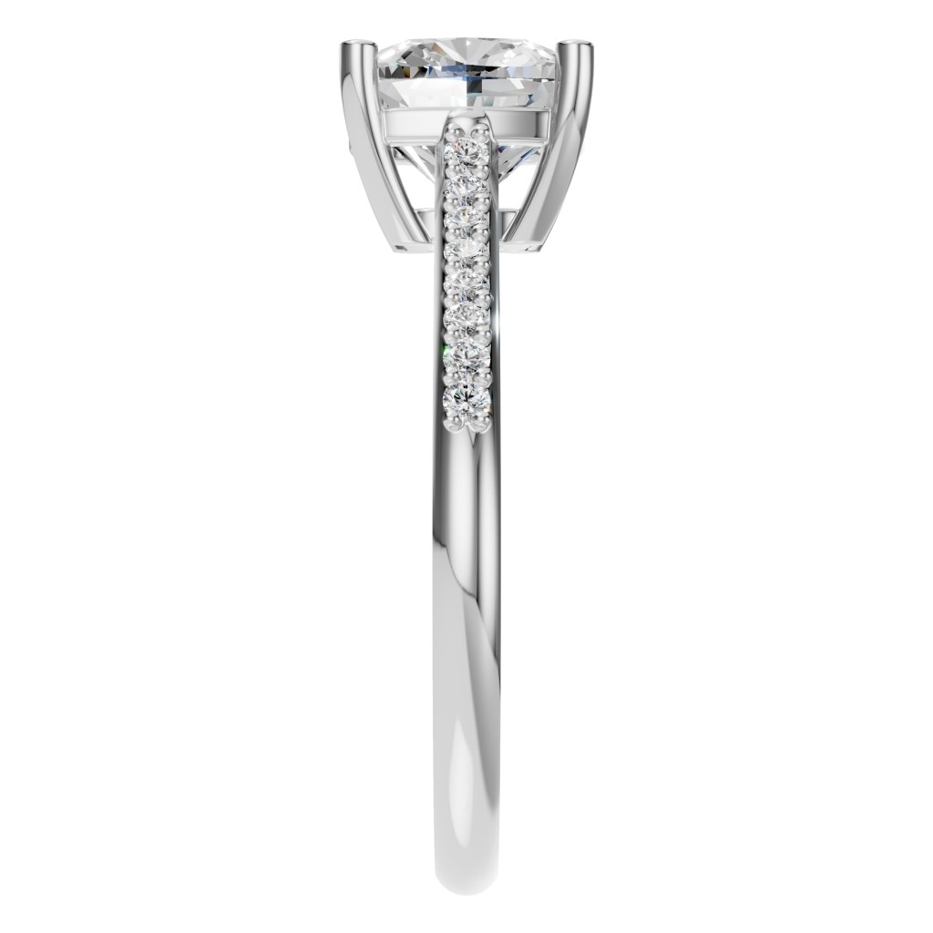Cushion Pave Ring