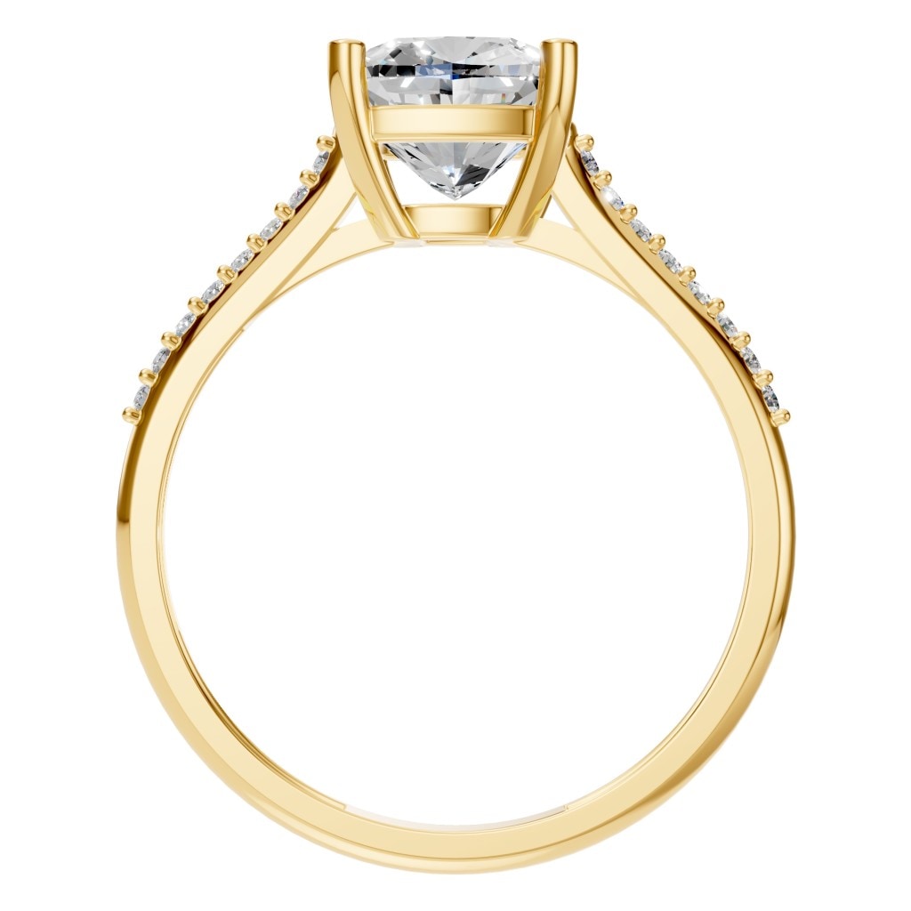 Cushion Pave Ring
