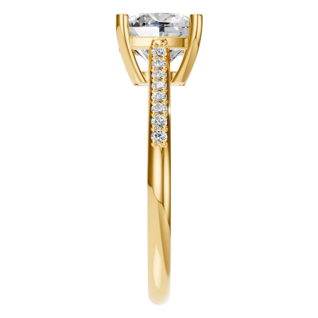 Cushion Pave Ring
