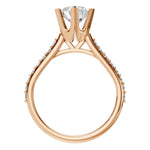 Load image into Gallery viewer, classic solitaire pave ring - RI2817