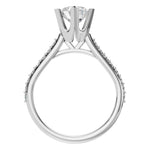 Load image into Gallery viewer, classic solitaire pave ring - RI2817
