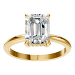 Load image into Gallery viewer, Emerald Pavé Halo Ring