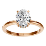 Load image into Gallery viewer, Soft Halo Oval Diamond Ring