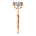 Load image into Gallery viewer, Soft Halo Oval Diamond Ring