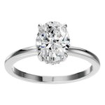 Load image into Gallery viewer, Soft Halo Oval Diamond Ring