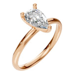 Load image into Gallery viewer, Pear Shape Solitaire Ring