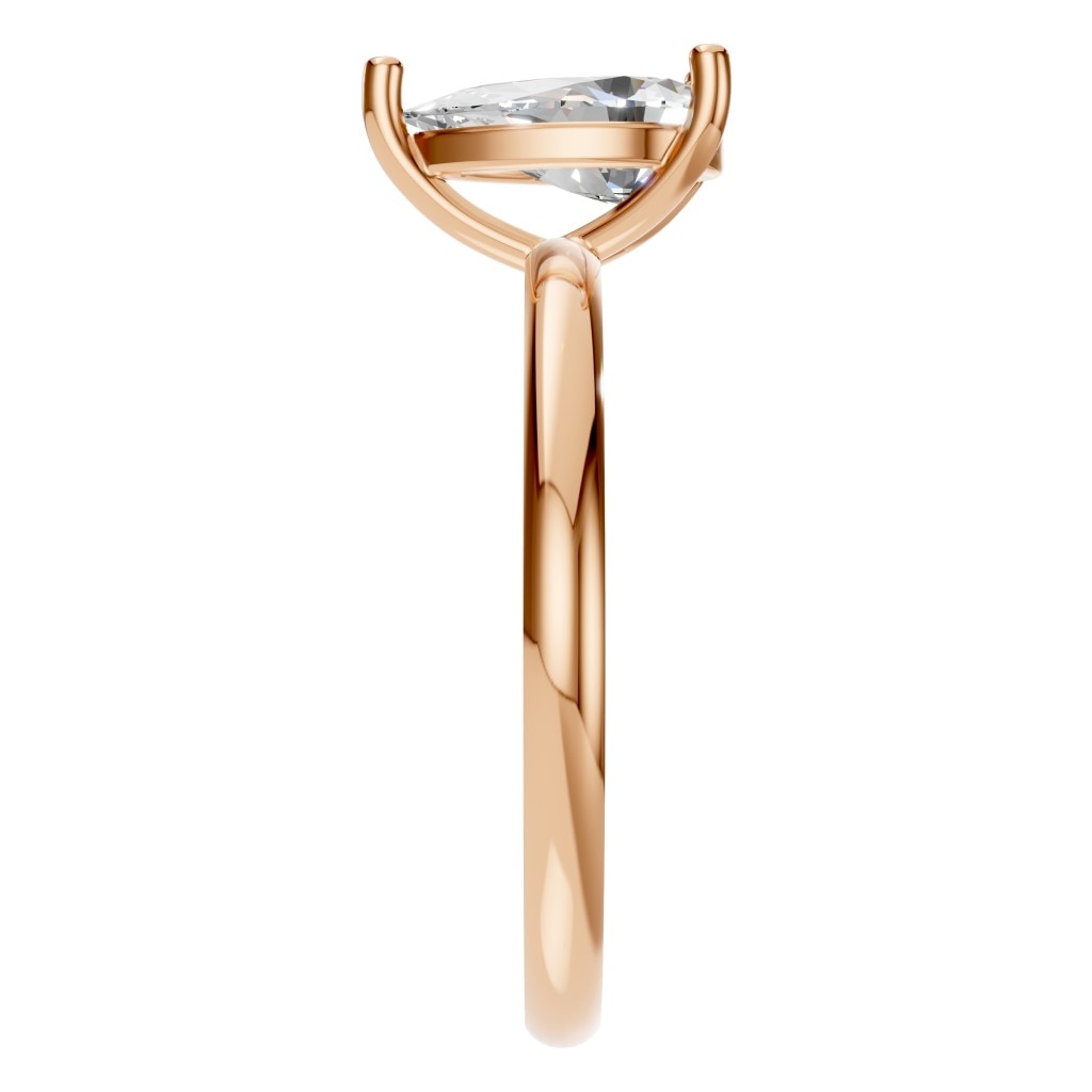 Pear Shape Solitaire Ring