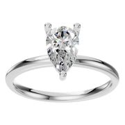 Pear Shape Solitaire Ring