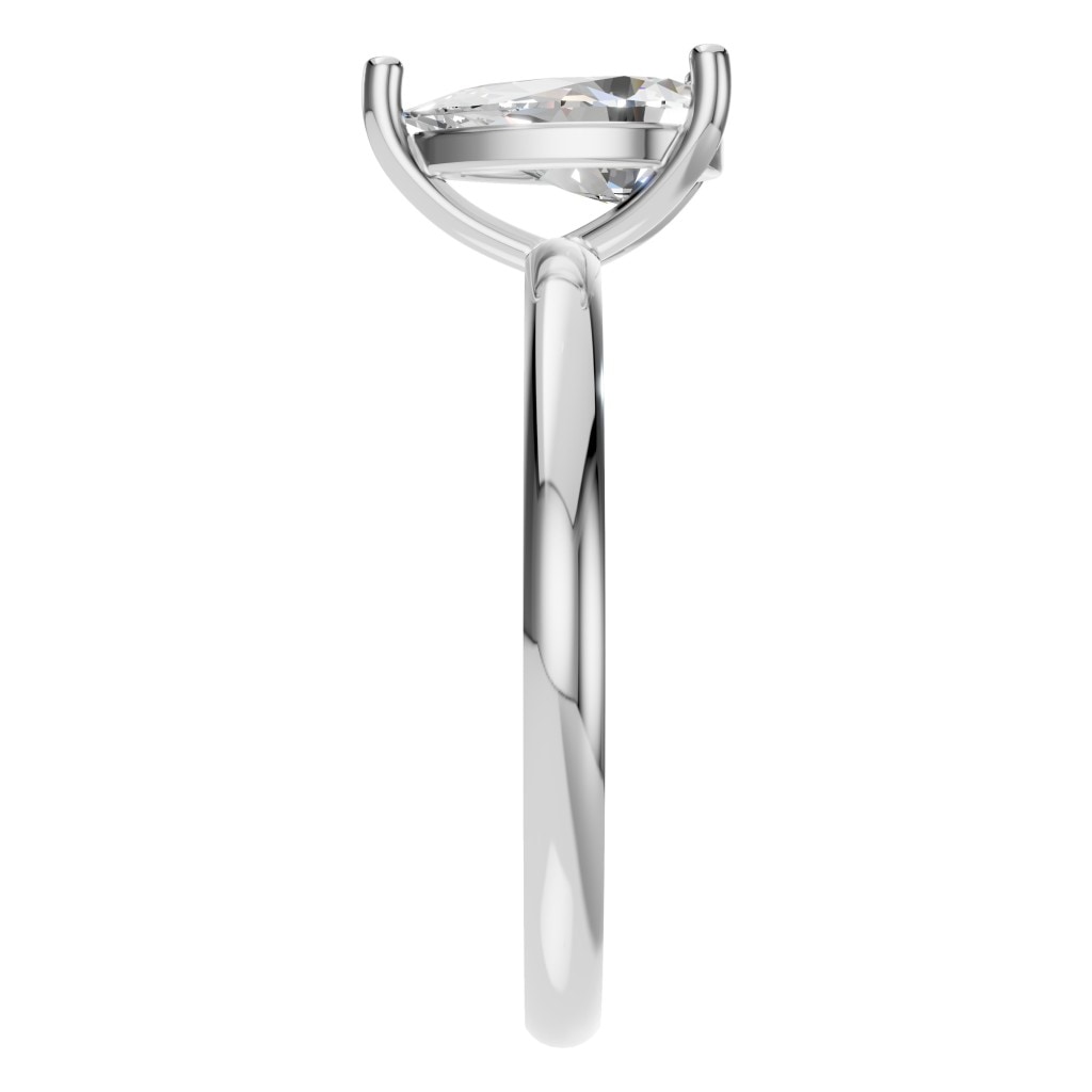 Pear Shape Solitaire Ring