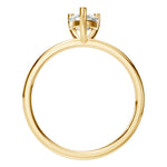 Load image into Gallery viewer, Pear Shape Solitaire Ring