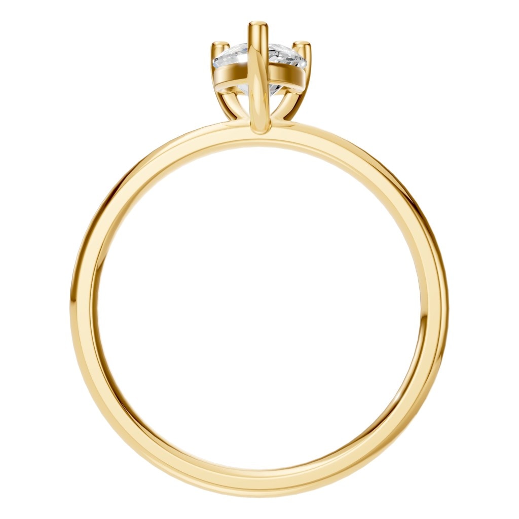 Pear Shape Solitaire Ring