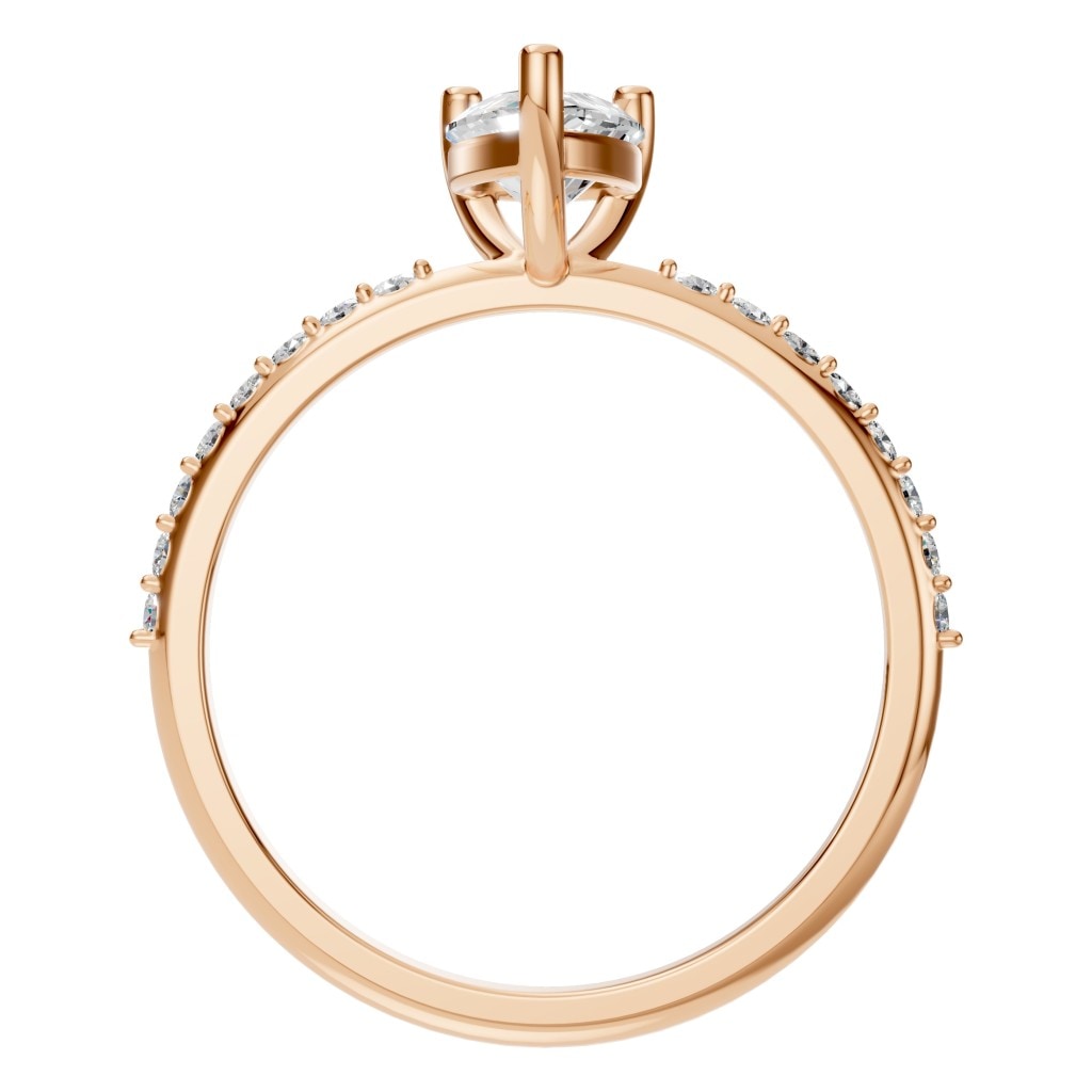 Pear Pavé Ring