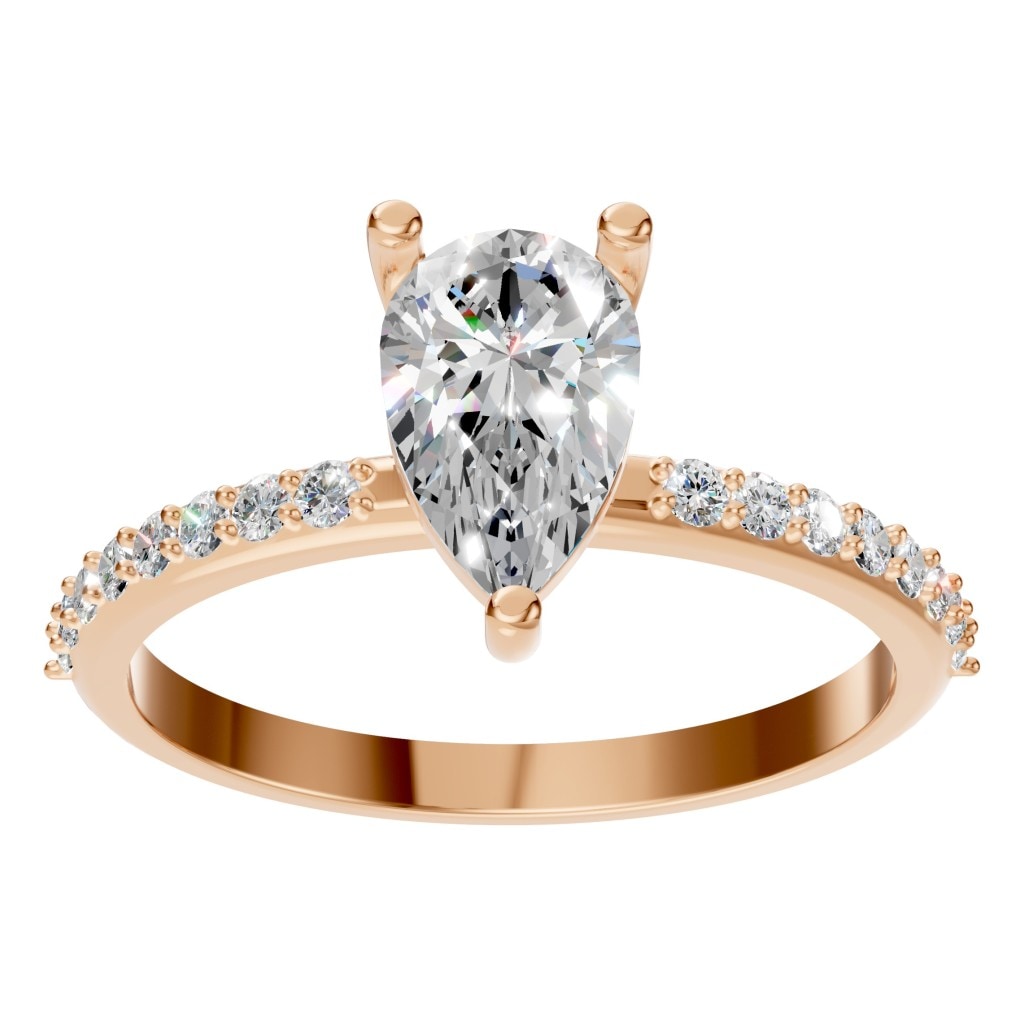 Pear Pavé Ring