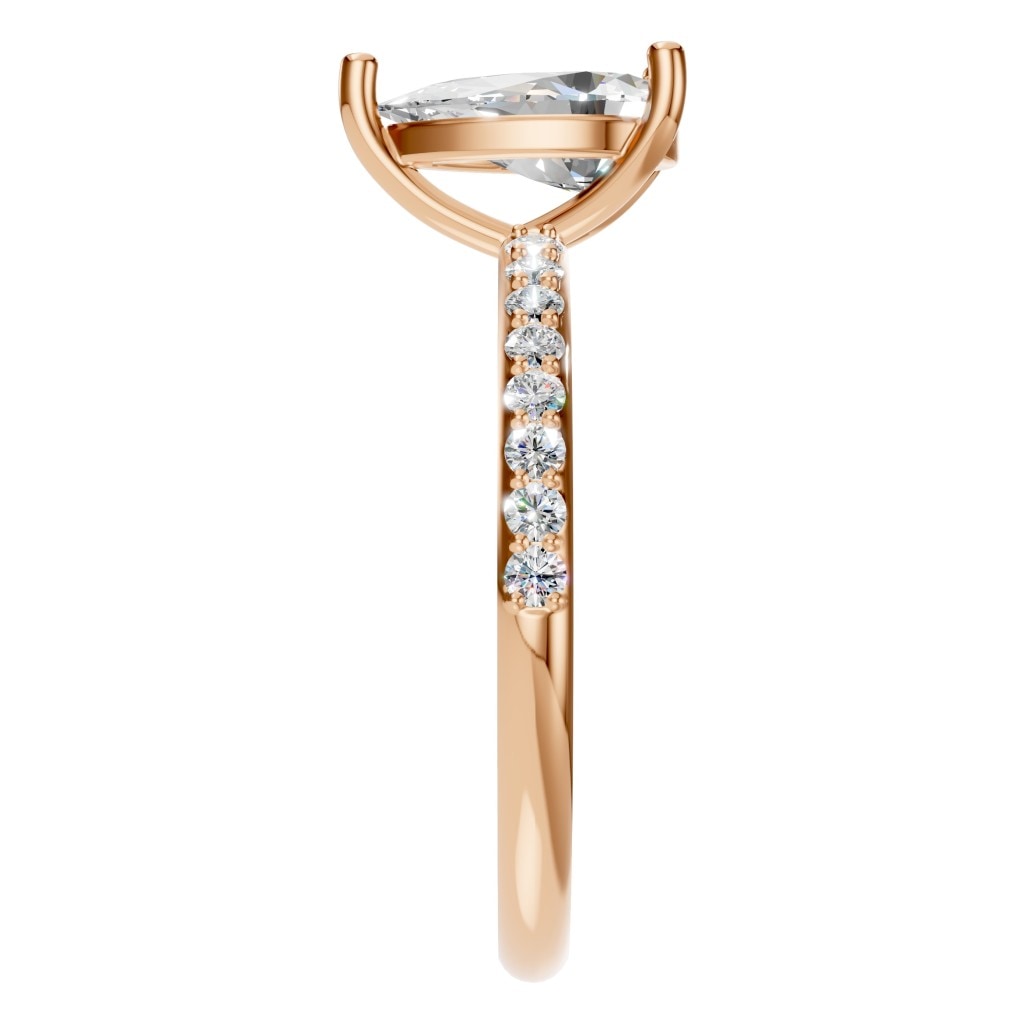 Pear Pavé Ring