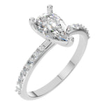 Load image into Gallery viewer, Pear Pavé Ring