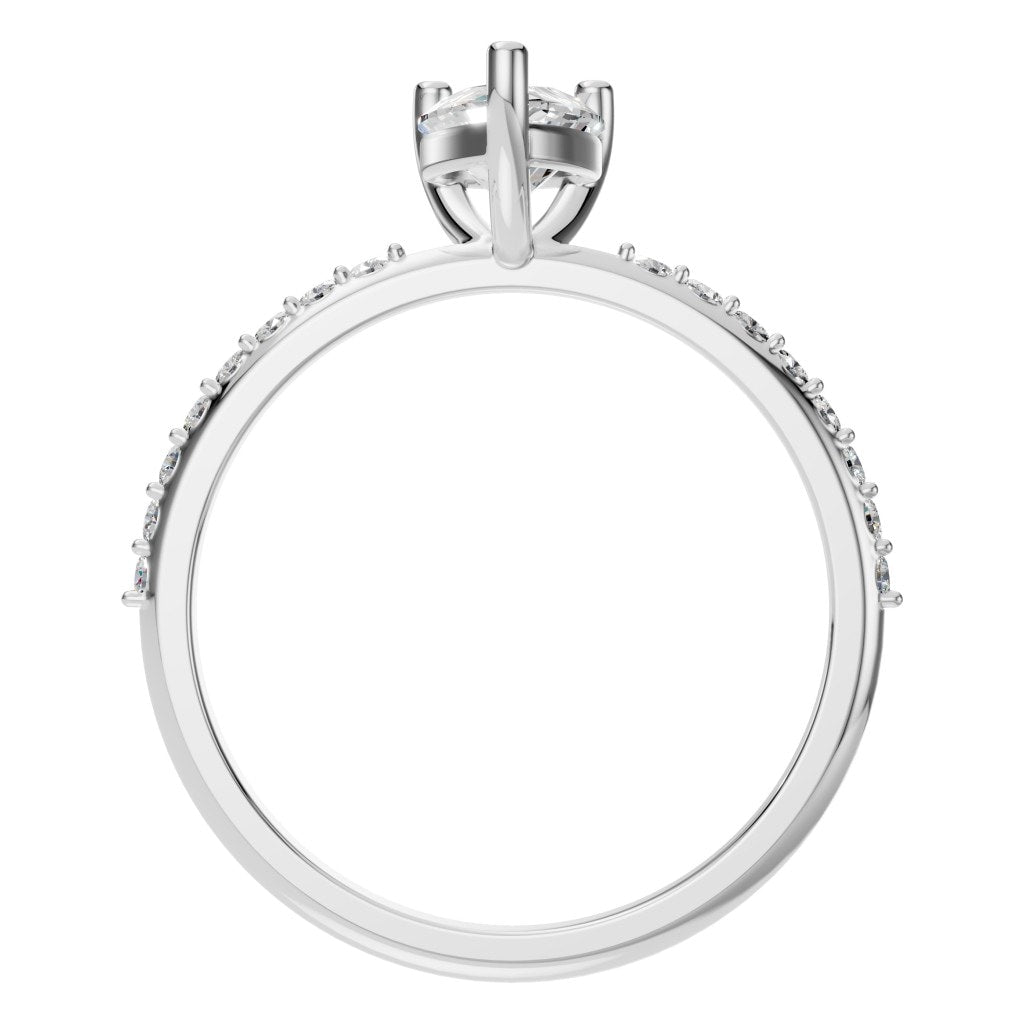 Pear Pavé Ring