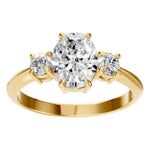 Load image into Gallery viewer, Trilogy Oval Grace Ring