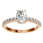 Load image into Gallery viewer, Oval pave ring - 4945