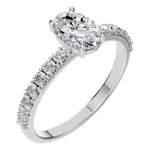 Load image into Gallery viewer, Oval pave ring - 4945