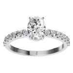 Load image into Gallery viewer, Oval pave ring - 4945