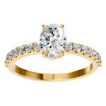 Load image into Gallery viewer, Oval pave ring - 4945