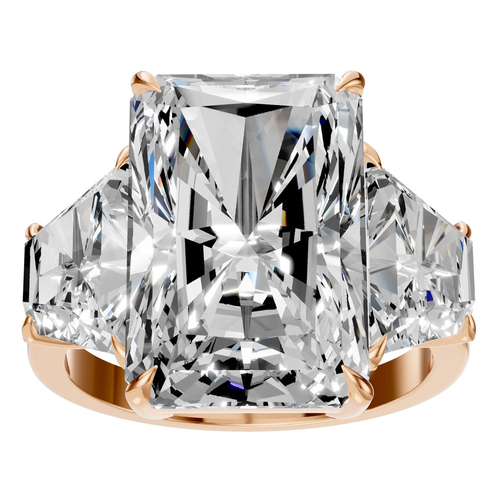 Emerald Trilogy Statement Ring