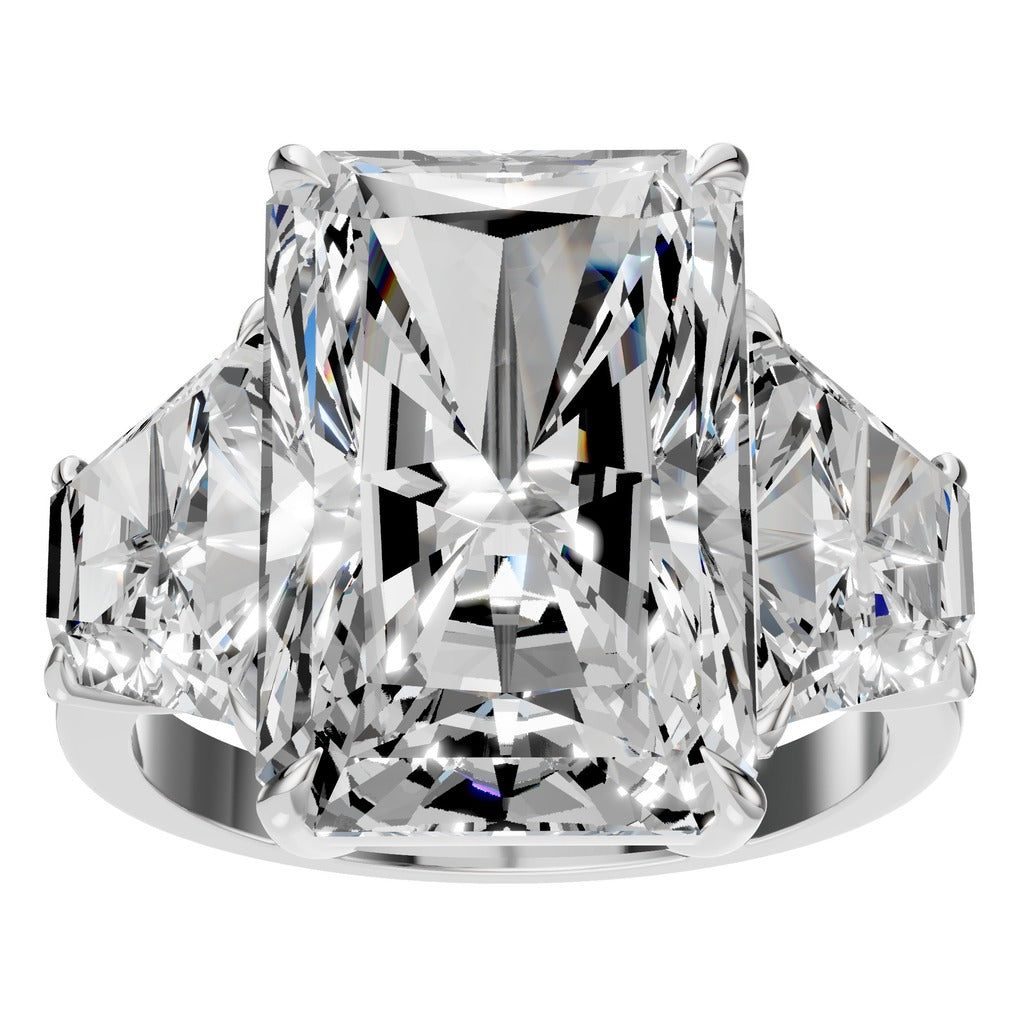 Emerald Trilogy Statement Ring