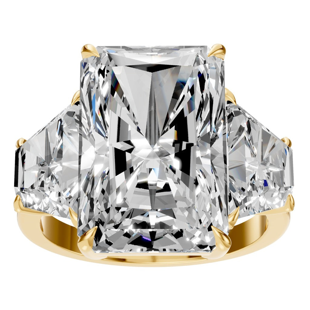 Emerald Trilogy Statement Ring
