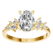 Graceful Oval Ring