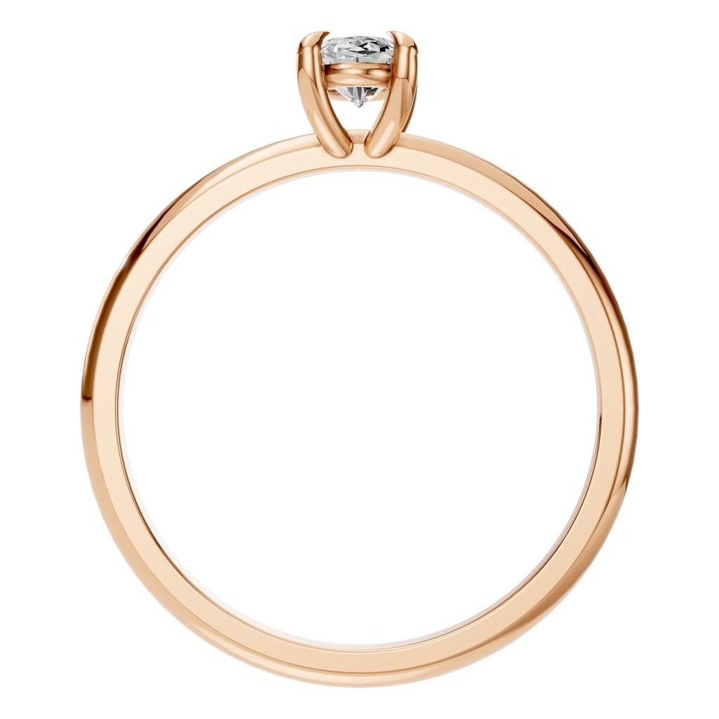 Classic Oval Solitaire Ring