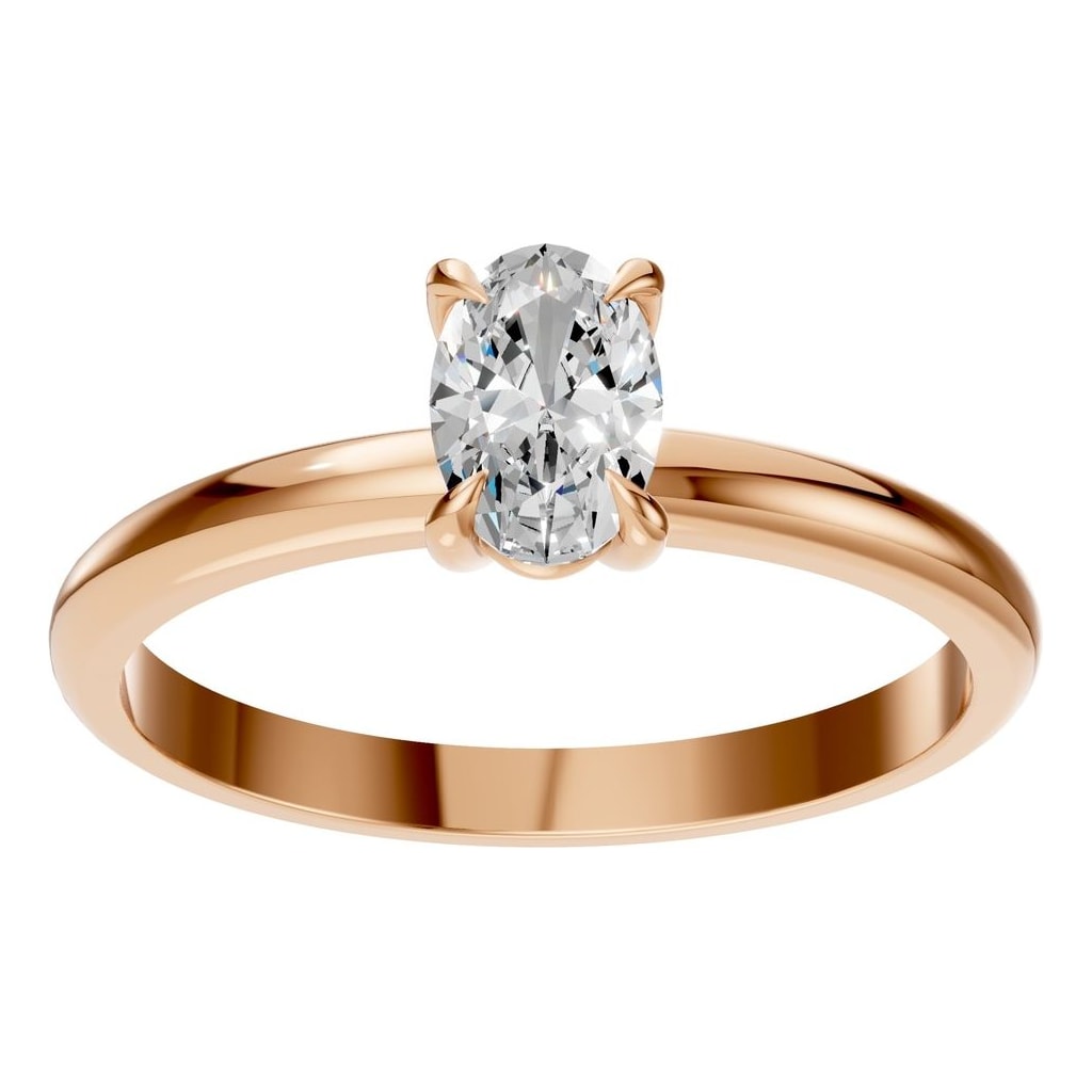 Classic Oval Solitaire Ring