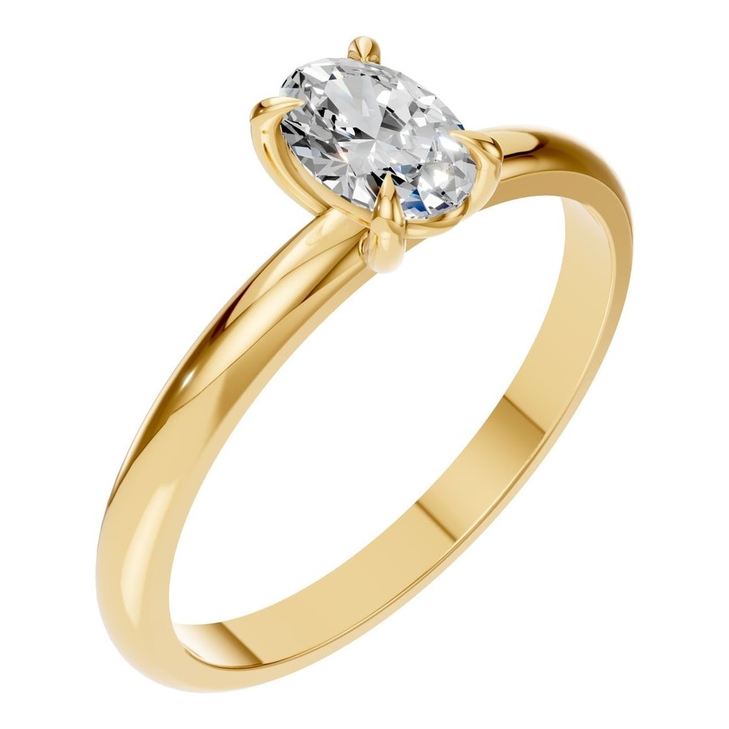 Classic Oval Solitaire Ring