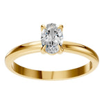Load image into Gallery viewer, Classic Oval Solitaire Ring