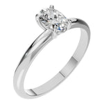 Load image into Gallery viewer, Classic Oval Solitaire Ring
