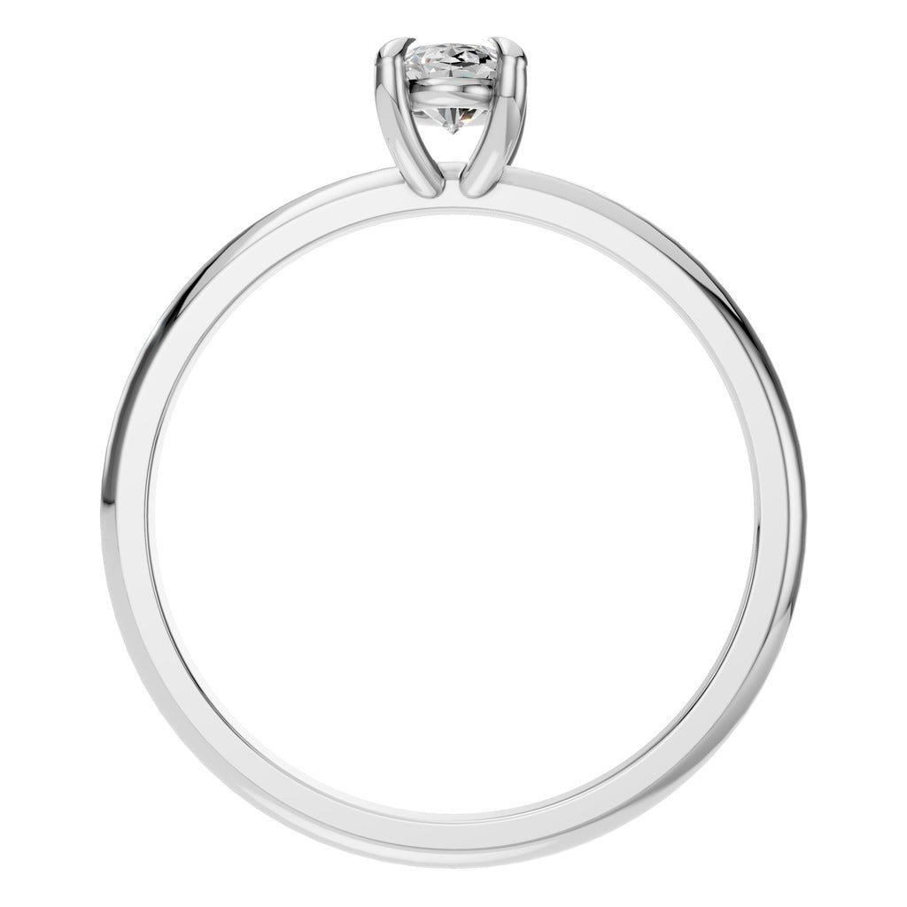 Classic Oval Solitaire Ring