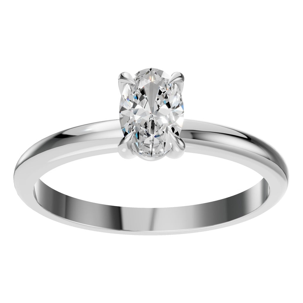 Classic Oval Solitaire Ring