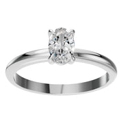 Classic Oval Solitaire Ring