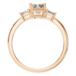 Load image into Gallery viewer, Emerald Curve Eternity Ring