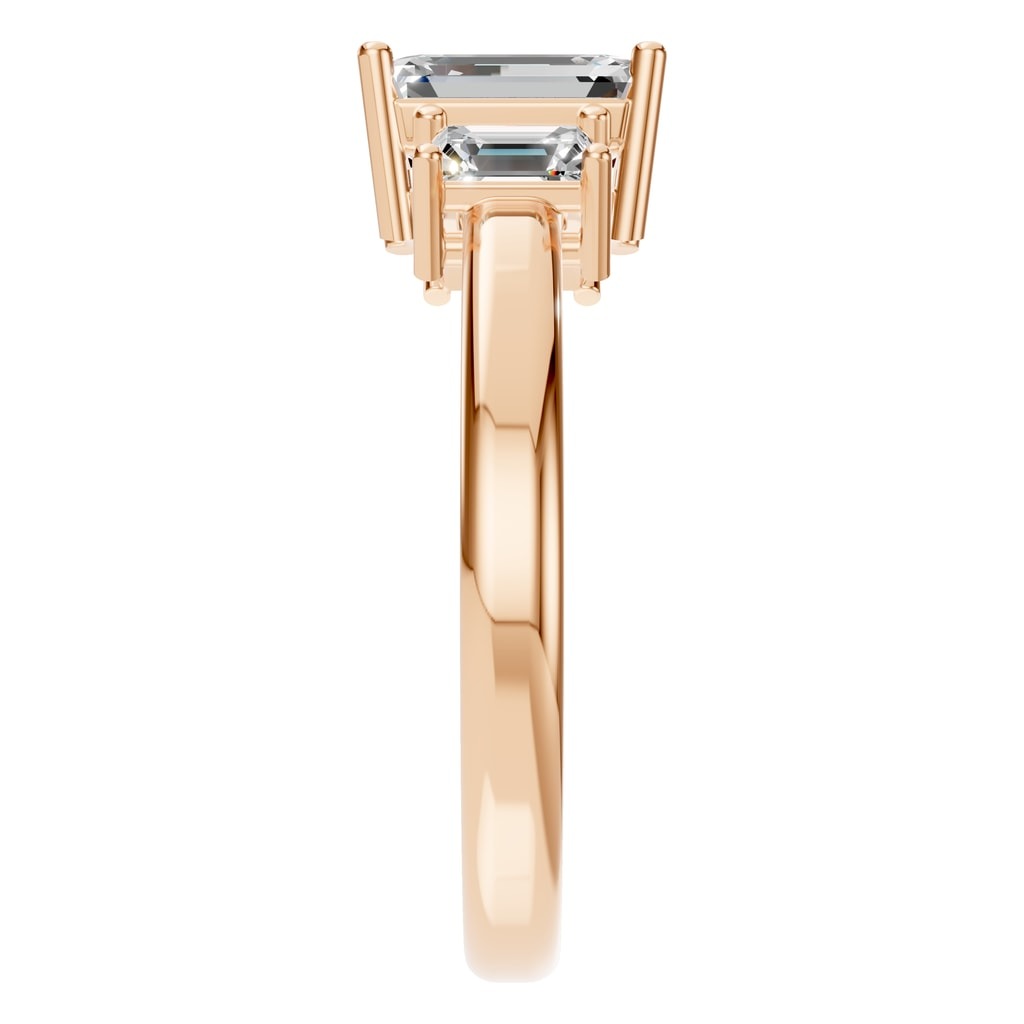 Emerald Curve Eternity Ring