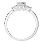 Load image into Gallery viewer, Emerald Curve Eternity Ring