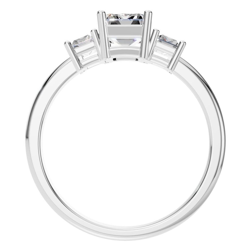 Emerald Curve Eternity Ring